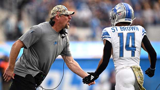 Detroit Lions head coach Dan Campbell